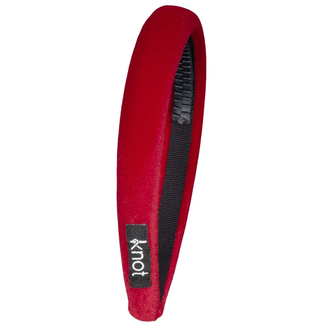Knot Hairbands Cardinal Red Fern Velvet Headband