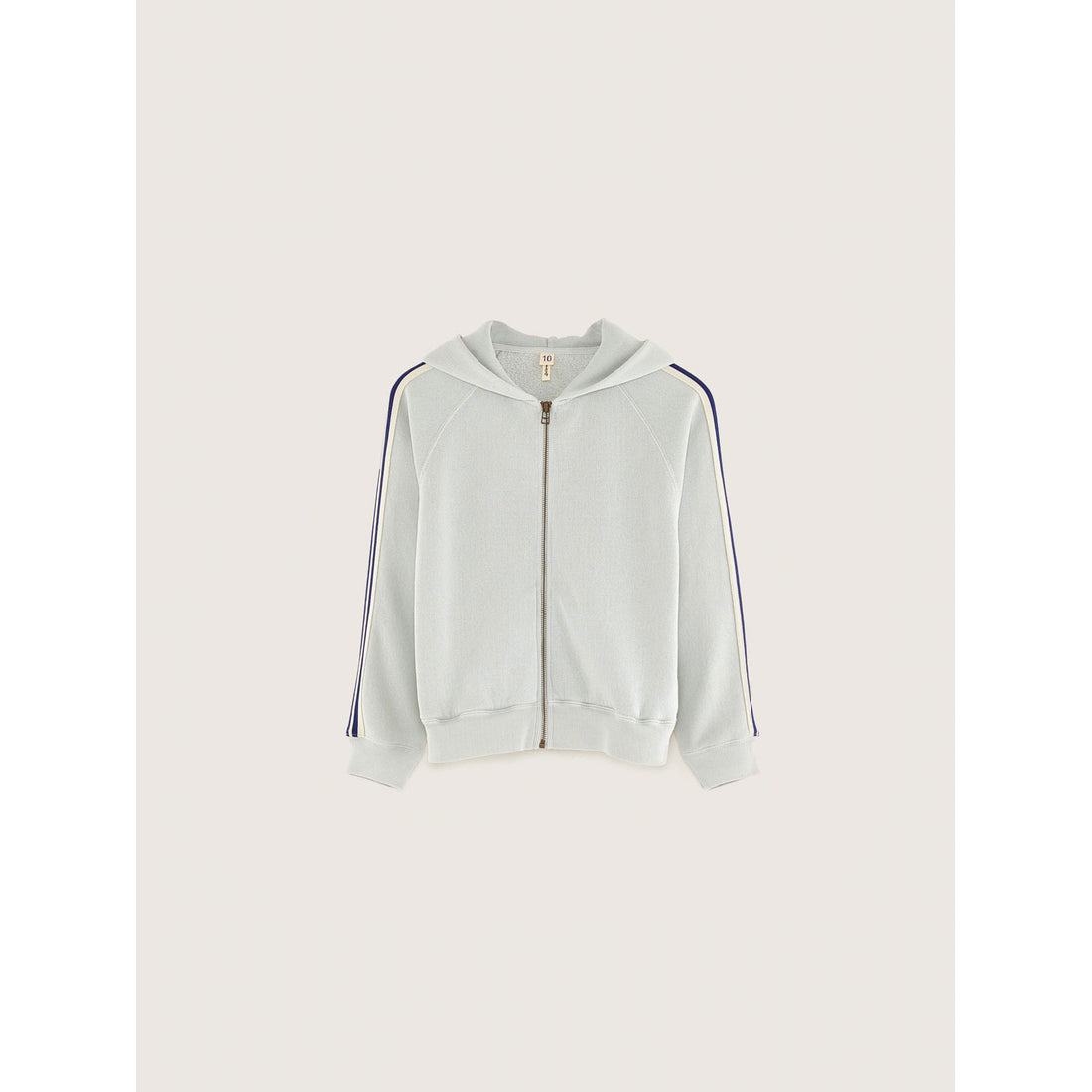 Bellerose Aqua Fielo Zip Sweatshirt