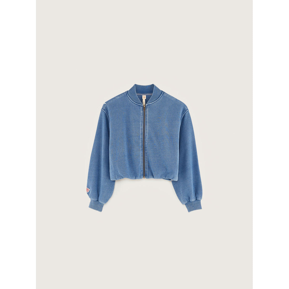Bellerose Blue Jeans Finess Zip Sweatshirt