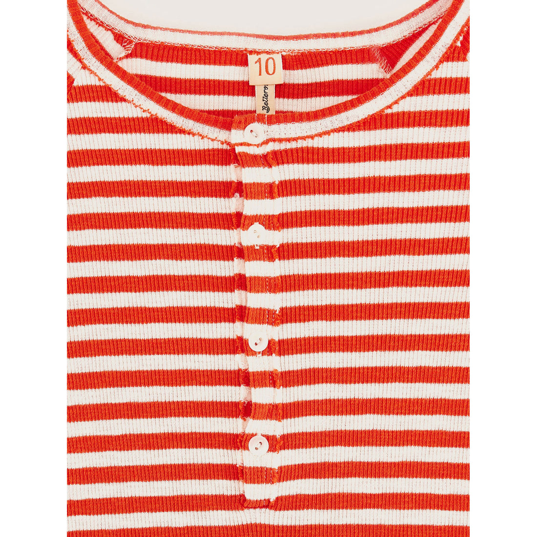 Bellerose Red Stripe Flipper T-Shirt