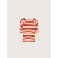 Bellerose Red Stripe Flipper T-Shirt