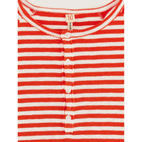 Bellerose Red Stripe Flipper T-Shirt
