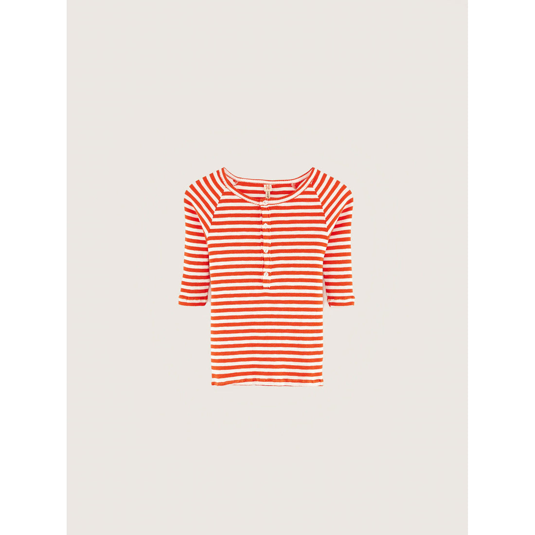 Bellerose Red Stripe Flipper T-Shirt