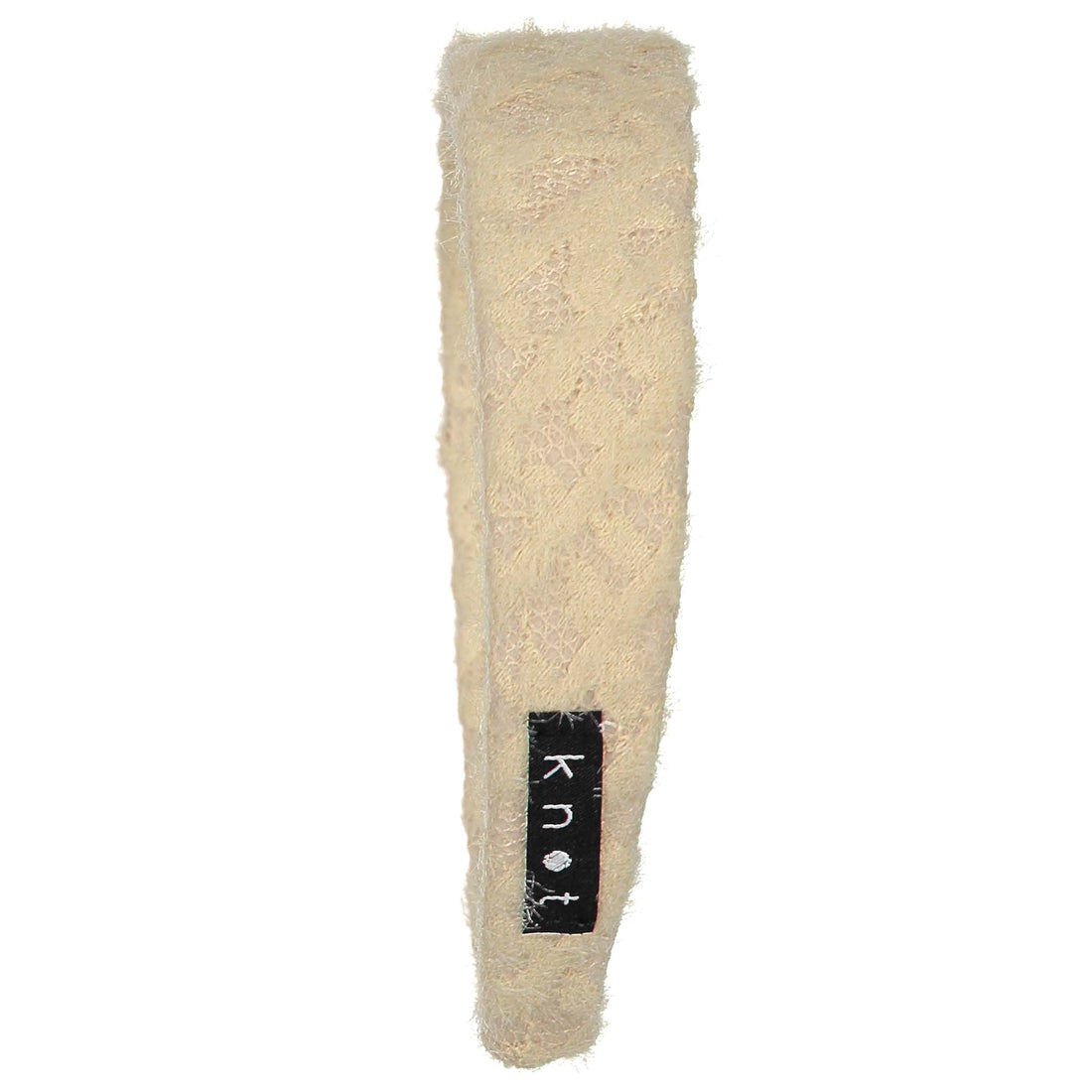 Knot Hairbands Beige Floral Knit Headband