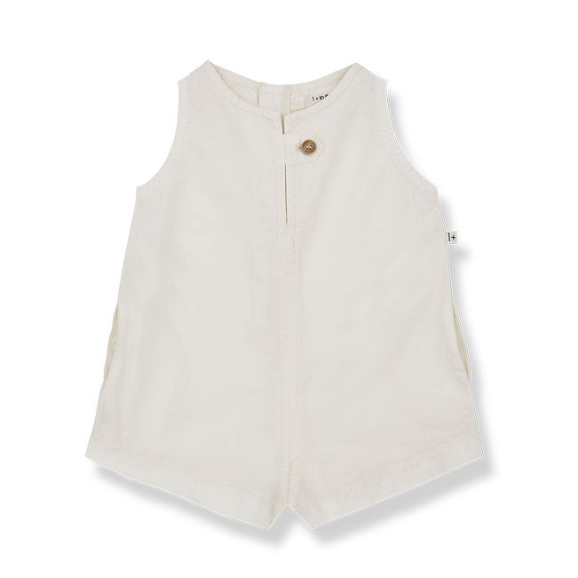 1+ in the Family  Off White Flora Romper
