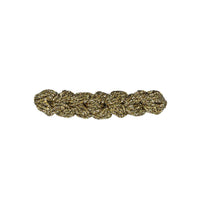 Knot Hairbands Gold Floret Knit Bow Barrette