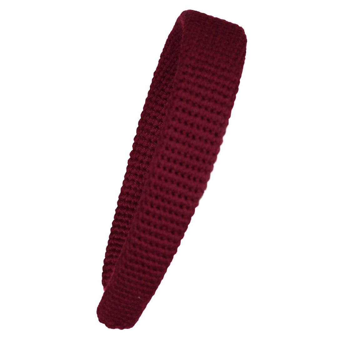 Knot Hairbands Burgundy Floret Knit Headband