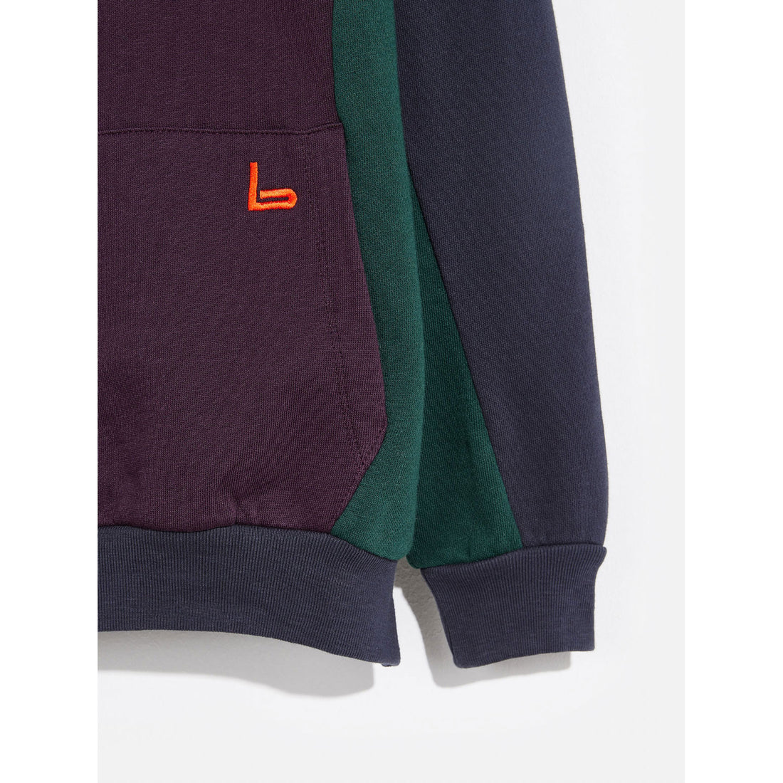 Bellerose Navy Fortino Colorblock Sweatshirt