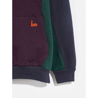 Bellerose Navy Fortino Colorblock Sweatshirt
