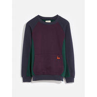 Bellerose Navy Fortino Colorblock Sweatshirt