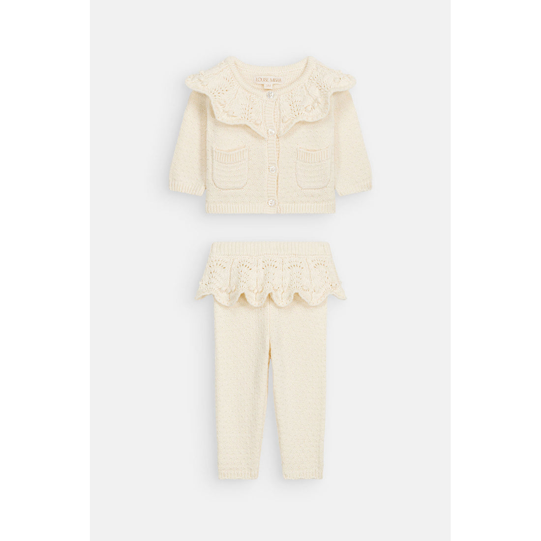 Louise Misha Cream Williane Baby Set