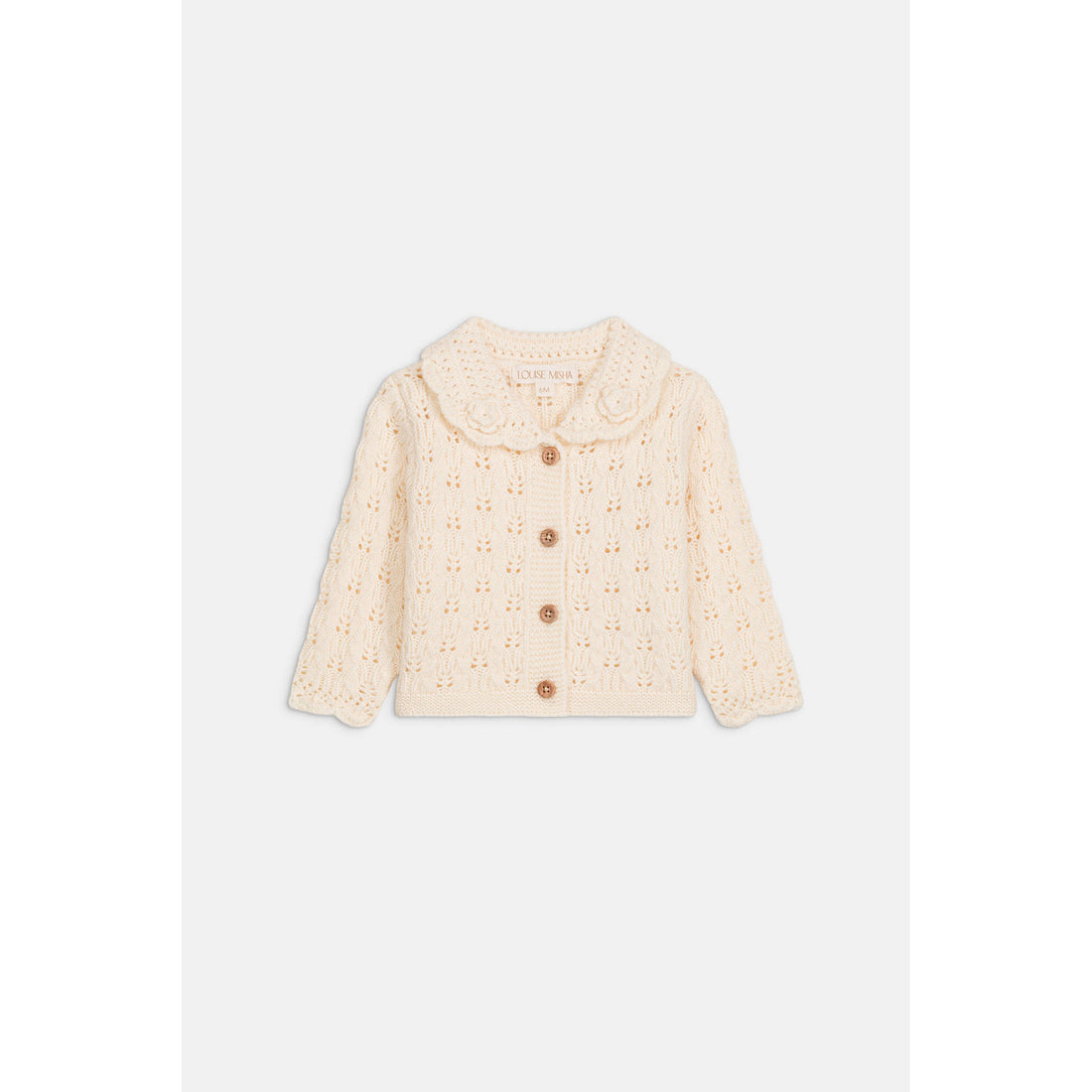 Louise Misha Cream Nouchkana Cardigan