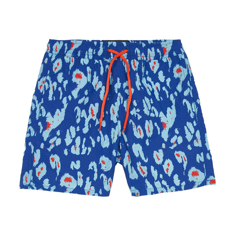 Finger In The Nose Big Blue Leopard Surf Freeboy Bermuda
