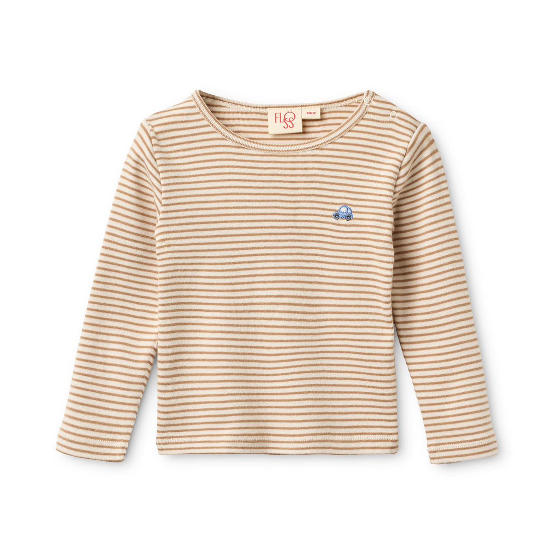 Floss Light Brown Stripe Fresa Jersey Tee