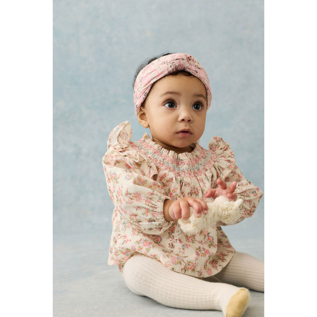 Louise Misha Cream Poetic Top And Bloomer Set
