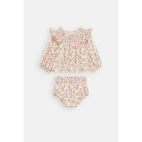 Louise Misha Cream Poetic Top And Bloomer Set