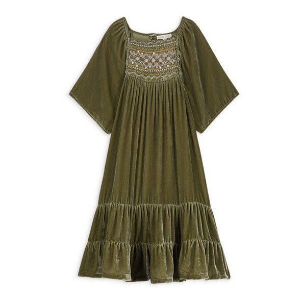 Louise Misha Khaki Olivina Dress