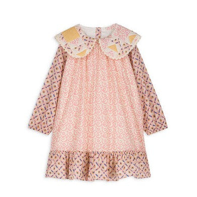 Louise Misha Pink Patchwork Nour Dress