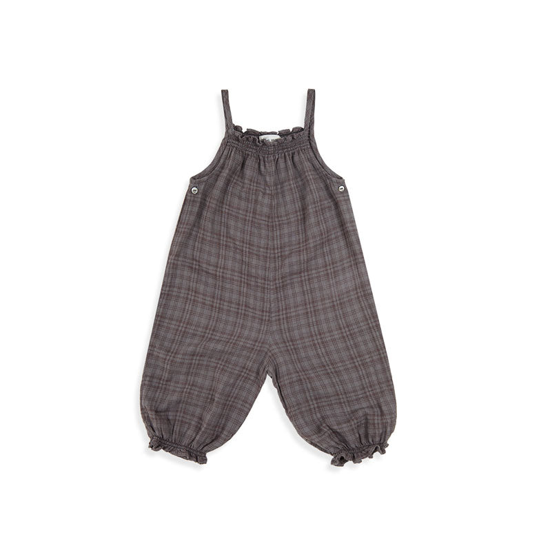 Bene Bene Charcoal Billie Check Jumpsuit
