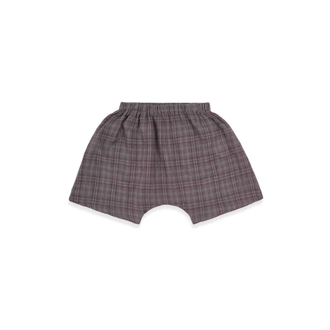 Bene Bene Charcoal Check Billie Baby Shorts