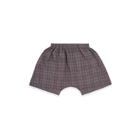 Bene Bene Charcoal Check Billie Baby Shorts