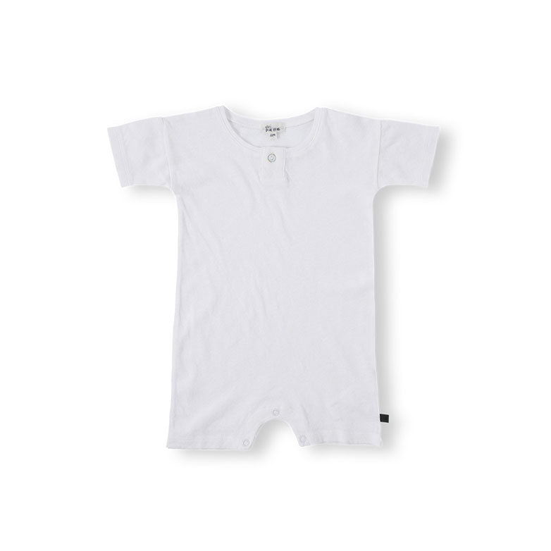 Bene Bene Off White Linen Half Bodysuit