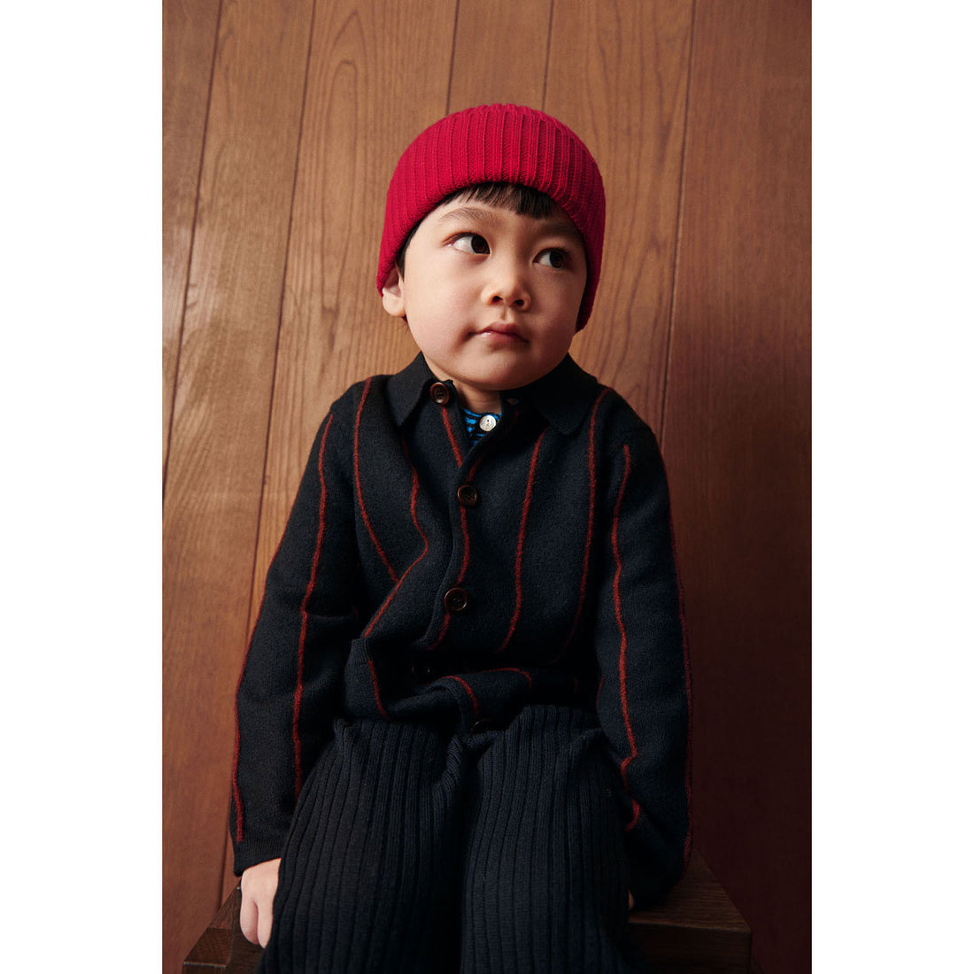 FUB Dark Navy Felted Jacket – Ladida