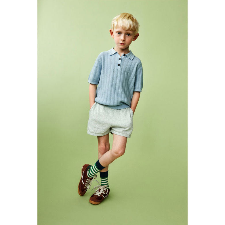 FUB Pale Blue Structure Polo