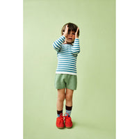 FUB Ecru/Sea Rib Pullover