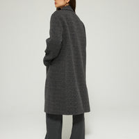 Les Coyotes De Paris Winter Check Classic Coat