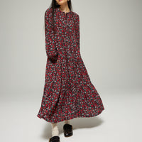 Les Coyotes De Paris Winter Flowerfields Maxi Dress