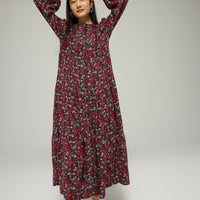 Les Coyotes De Paris Winter Flowerfields Maxi Dress