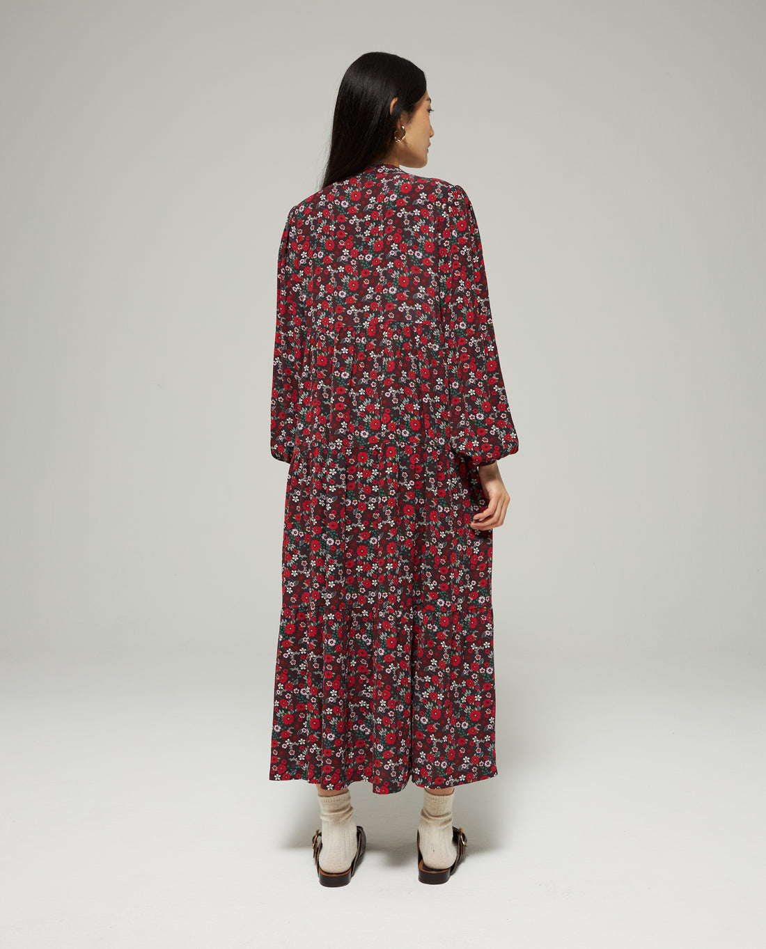Les Coyotes De Paris Winter Flowerfields Maxi Dress
