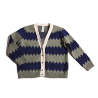Tia Cibani Sage Mix Mountain Peaks Cardigan