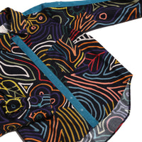 Tia Cibani Rainbow Amadi Multi Snap Shirt