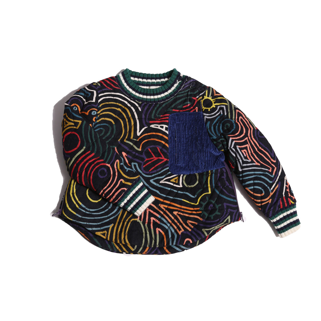 Tia Cibani Rainbow Mountain Peaks  Sweatshirt