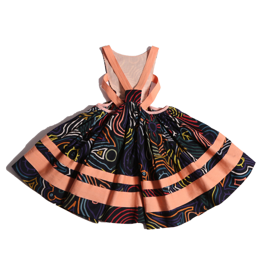 Tia Cibani Rainbow Ivy Jalisco Apron Frock