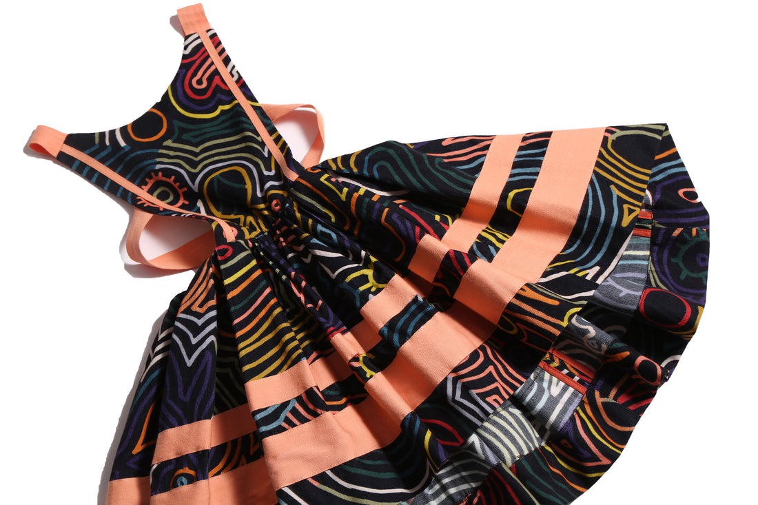 Tia Cibani Rainbow Ivy Jalisco Apron Frock
