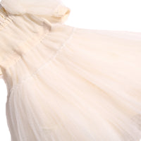 Tia Cibani Opal Cornucopia Tiered Tulle Maxi