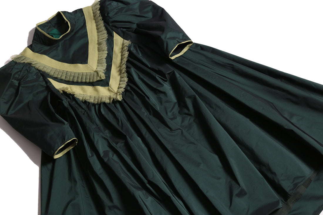 Tia Cibani Moss Holly 3/4 Sleeve Maxi Dress
