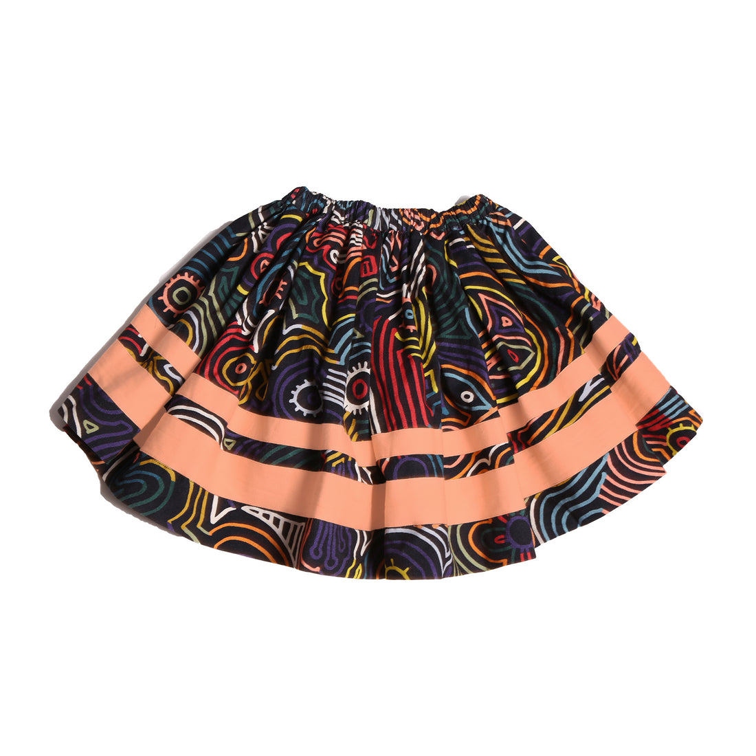 Tia Cibani Rainbow Ivy Jalisco Tiered Skirt