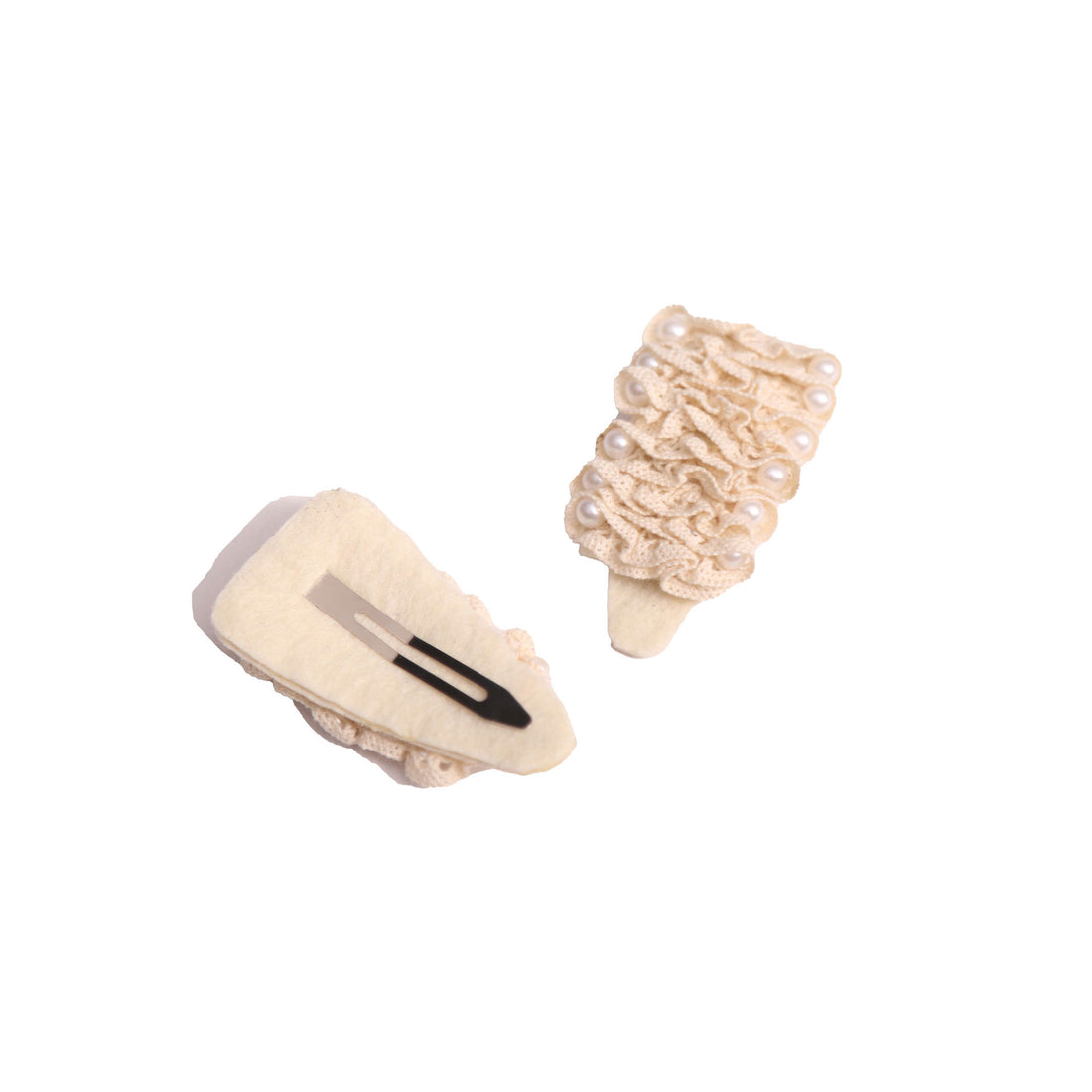 Tia Cibani Opal Scrolled Lace Gael Hair Clips