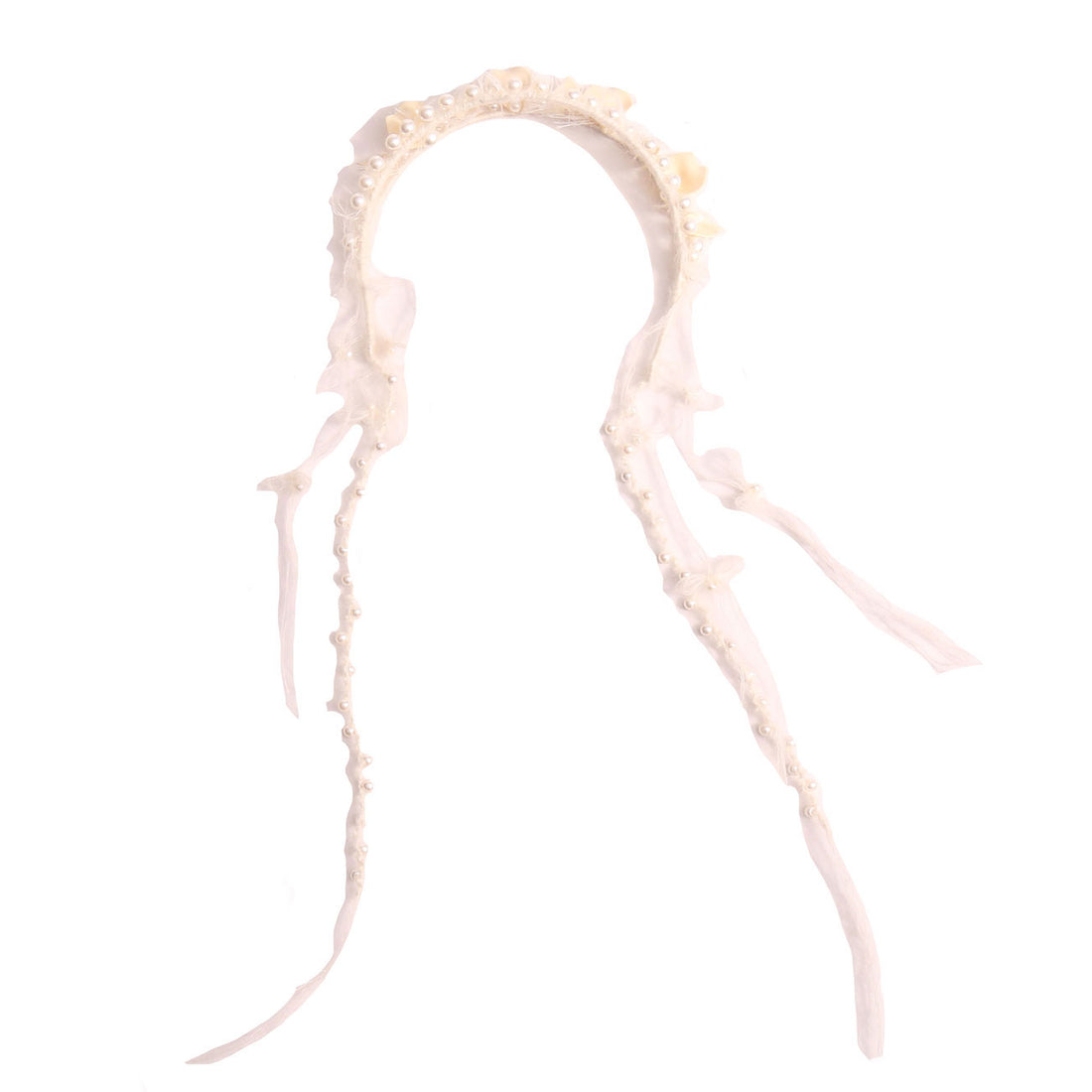 Tia Cibani Opal Beaded Tassel Brittany Crown