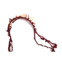 Tia Cibani Prune Beaded Tassel Brittany Crown