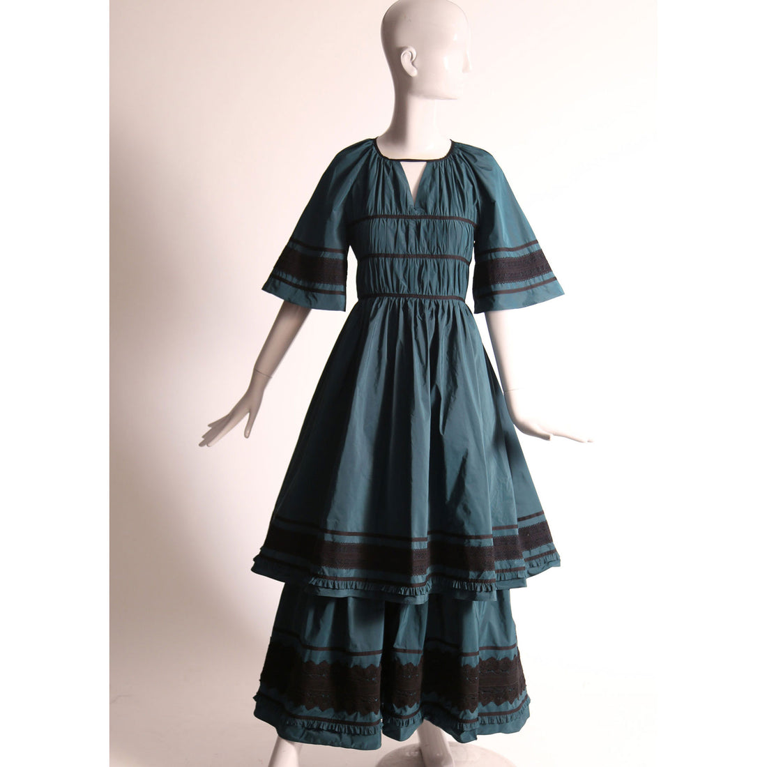 Tia Cibani Celtic Corset Tiered Brittany Womens Kaftan