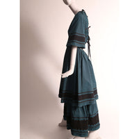 Tia Cibani Celtic Corset Tiered Brittany Womens Kaftan