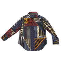 Tia Cibani Rainbow Multi Snap Amadi Shirt