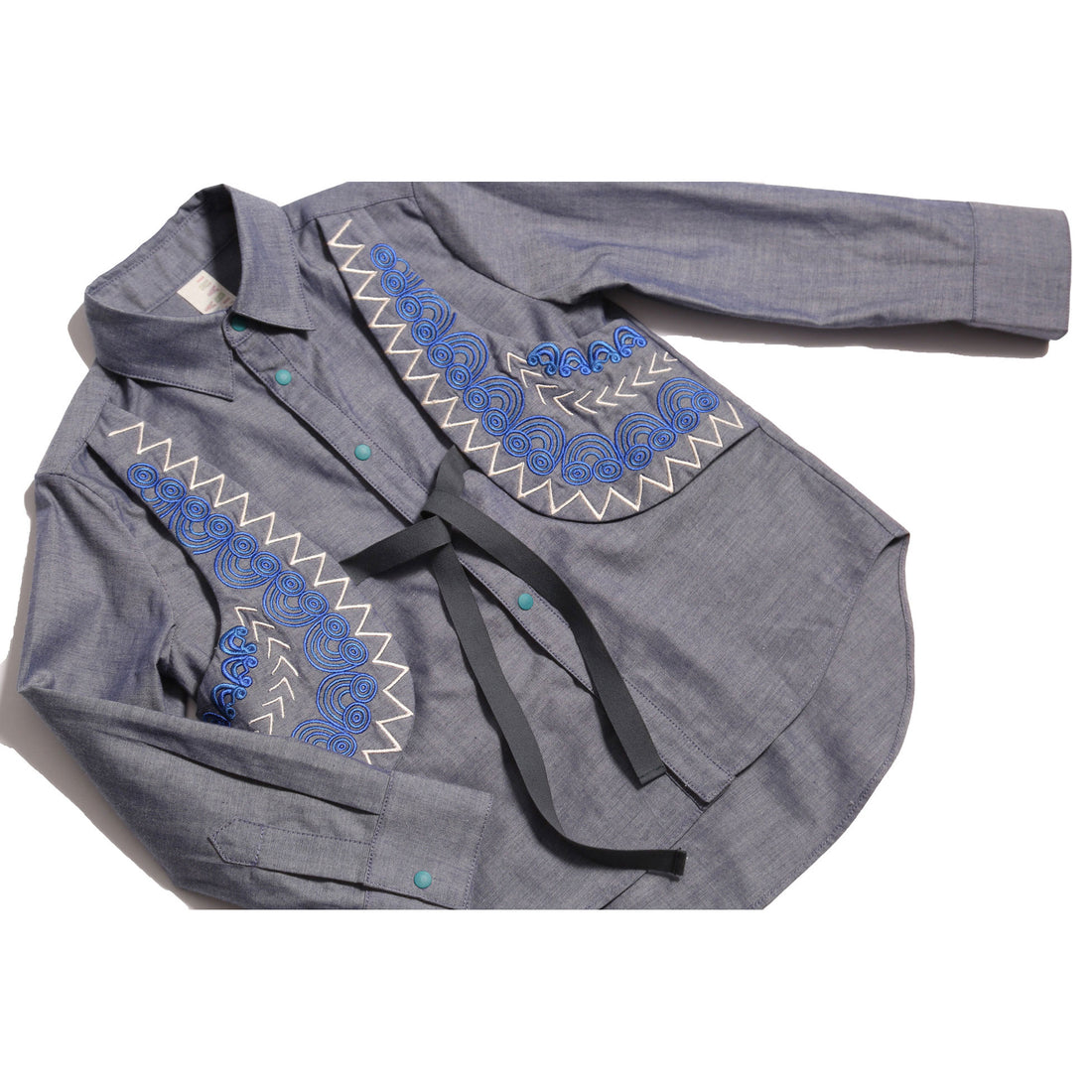 Tia Cibani Breton Embroidered Malok Shirt