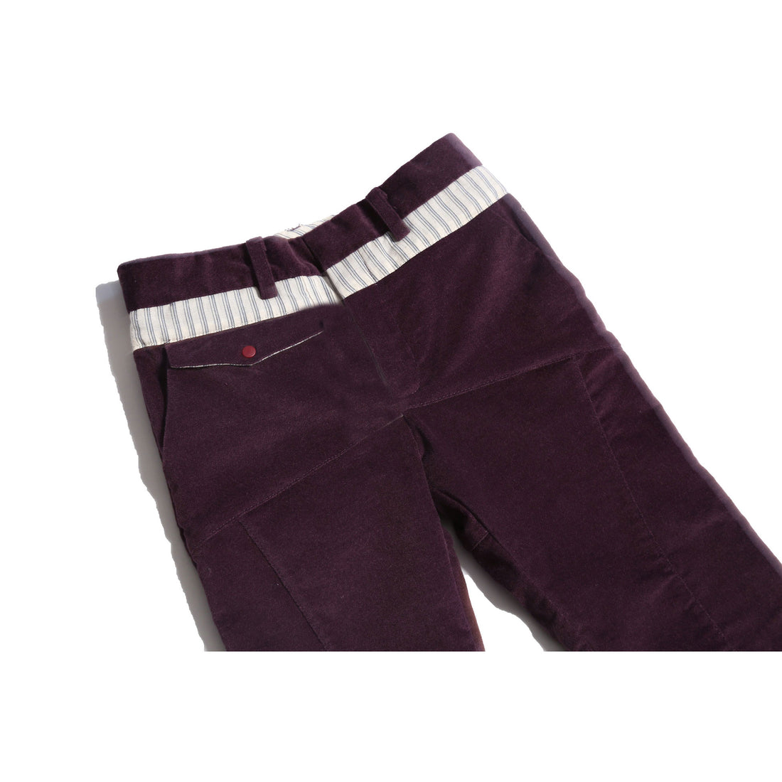 Tia Cibani Prune Mix Slim Fit Brenton Trousers