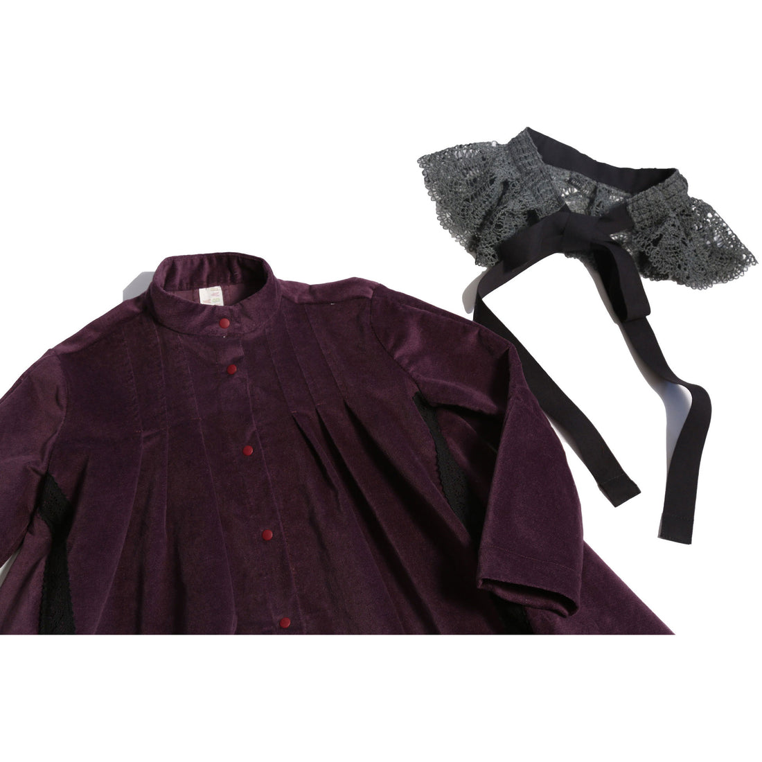 Tia Cibani Prune Aela Night  Shirt Dress